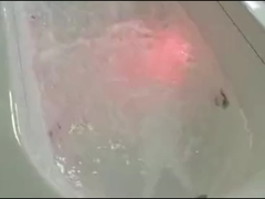 Ladodo E-8002C Two Person Dual Soaking Spa Bathtub LED Press Switch