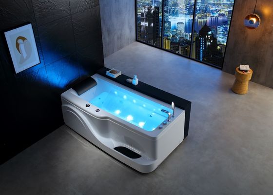 Luxurious Spa Massage Bathtub with Waterfall Steps