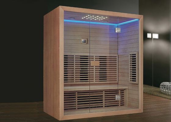 3 Person Infrared Bluetooth Music Sauna Room Supported With Bench Inside