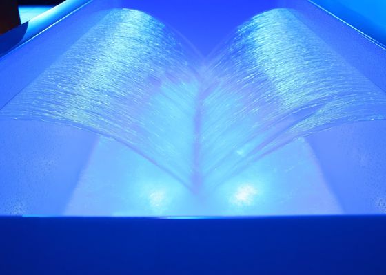 Accommodating Acrylic Freestanding Single Massage Bathtub With Lumbar Support