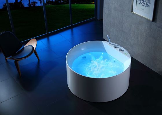 Stylish Ladodo E-8022 Massage Bathtub With LED Bottom Light Strip