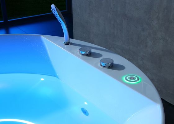 Stylish Ladodo E-8022 Massage Bathtub With LED Bottom Light Strip