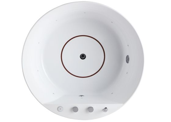 Stylish Ladodo E-8022 Massage Bathtub With LED Bottom Light Strip