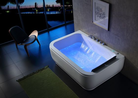 E-8012 Double Rectangle Bathtub Touch Panel Controller For Two person