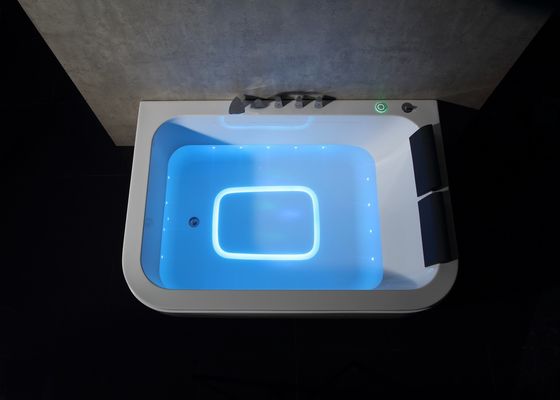 E-8012 Double Rectangle Bathtub Touch Panel Controller For Two person
