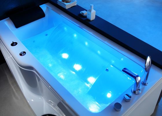 Luxurious Spa Massage Bathtub with Waterfall Steps