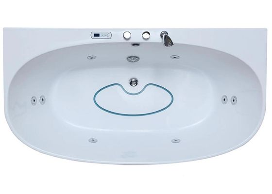 LED Illuminated Single Massage Bathtub With Ozone Sterilization And Infrared Therapy