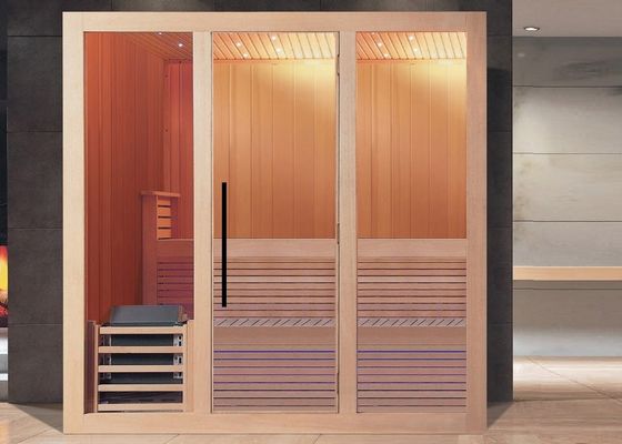 4 People Adjustable Sauna Room Supported Control Panel With Temp