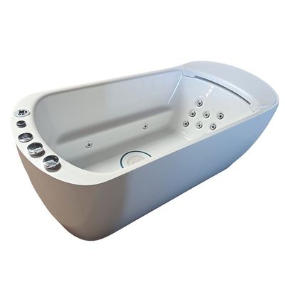single 1700mm solo Bathtub L-8401 With LED wide neck waterfall