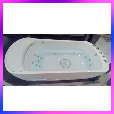 single 1700mm solo Bathtub L-8401 With LED wide neck waterfall